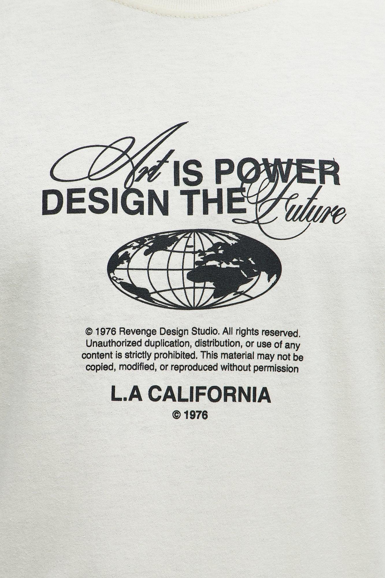 Art Is Powerful Short Sleeve Tee - Natural Male Product Image