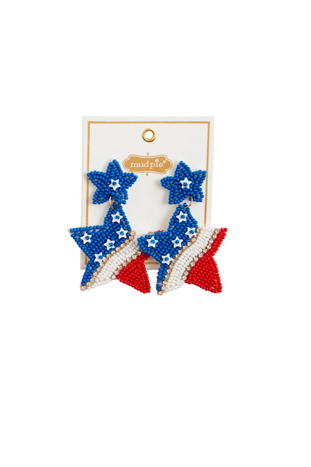 Patriotic Beaded Earring Product Image