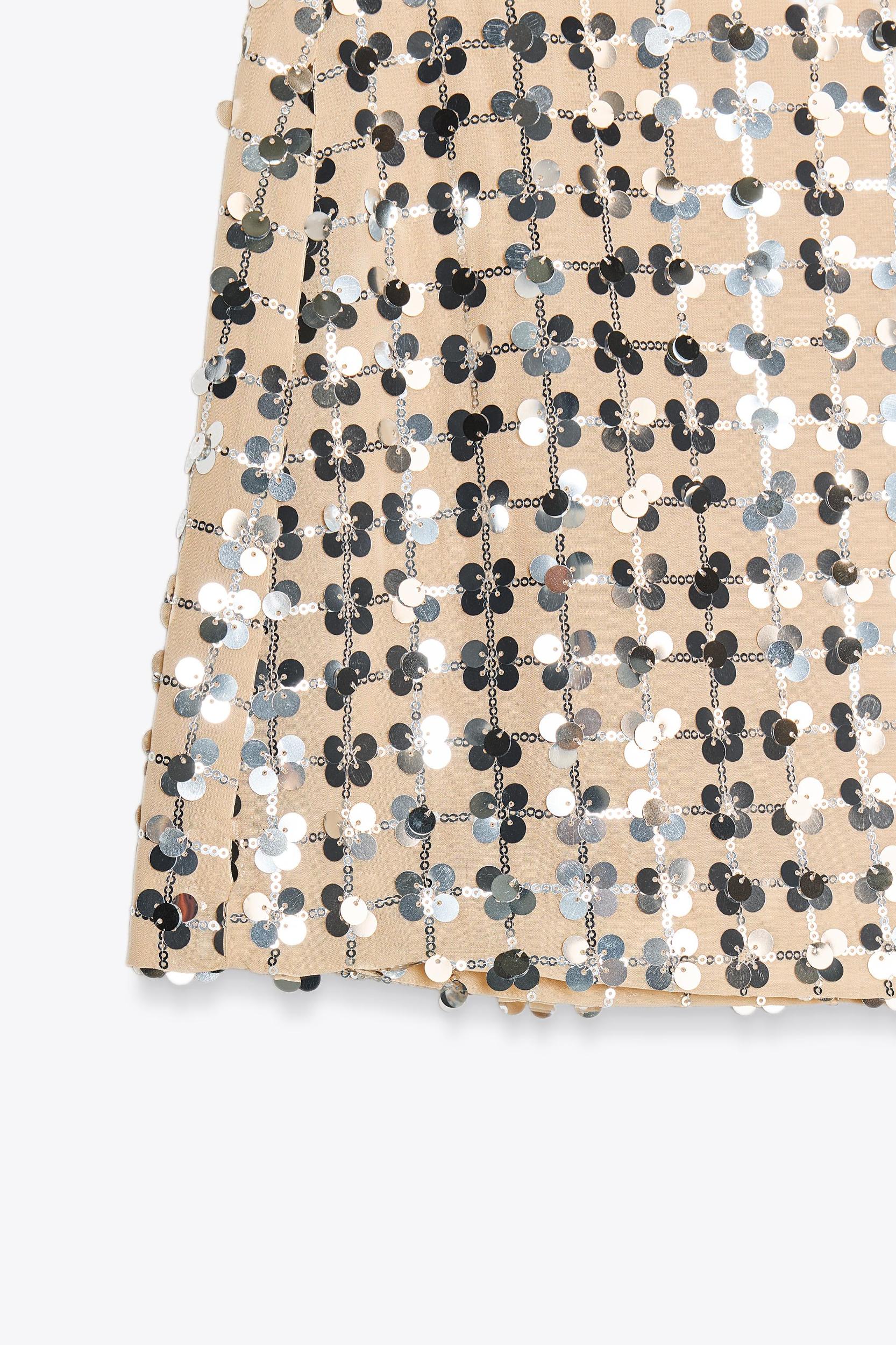 SEQUIN MINI SKIRT Product Image