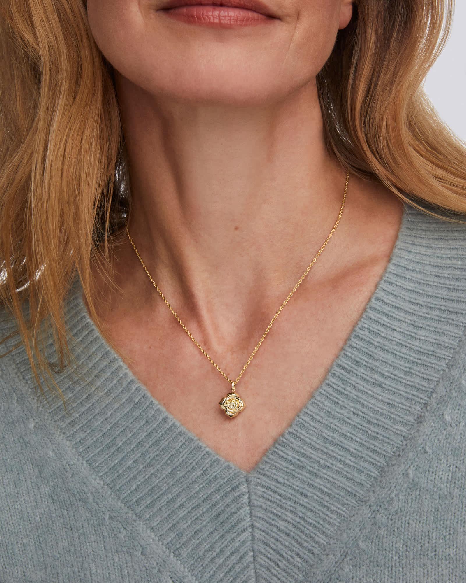 Mallory Rose Gold Multi Strand Necklace Product Image