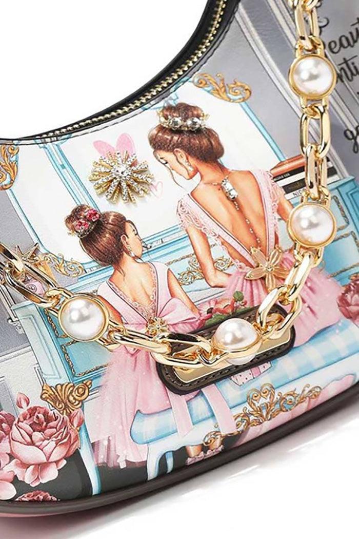 PEARL CHAIN LINK SHOULDER BAG Product Image