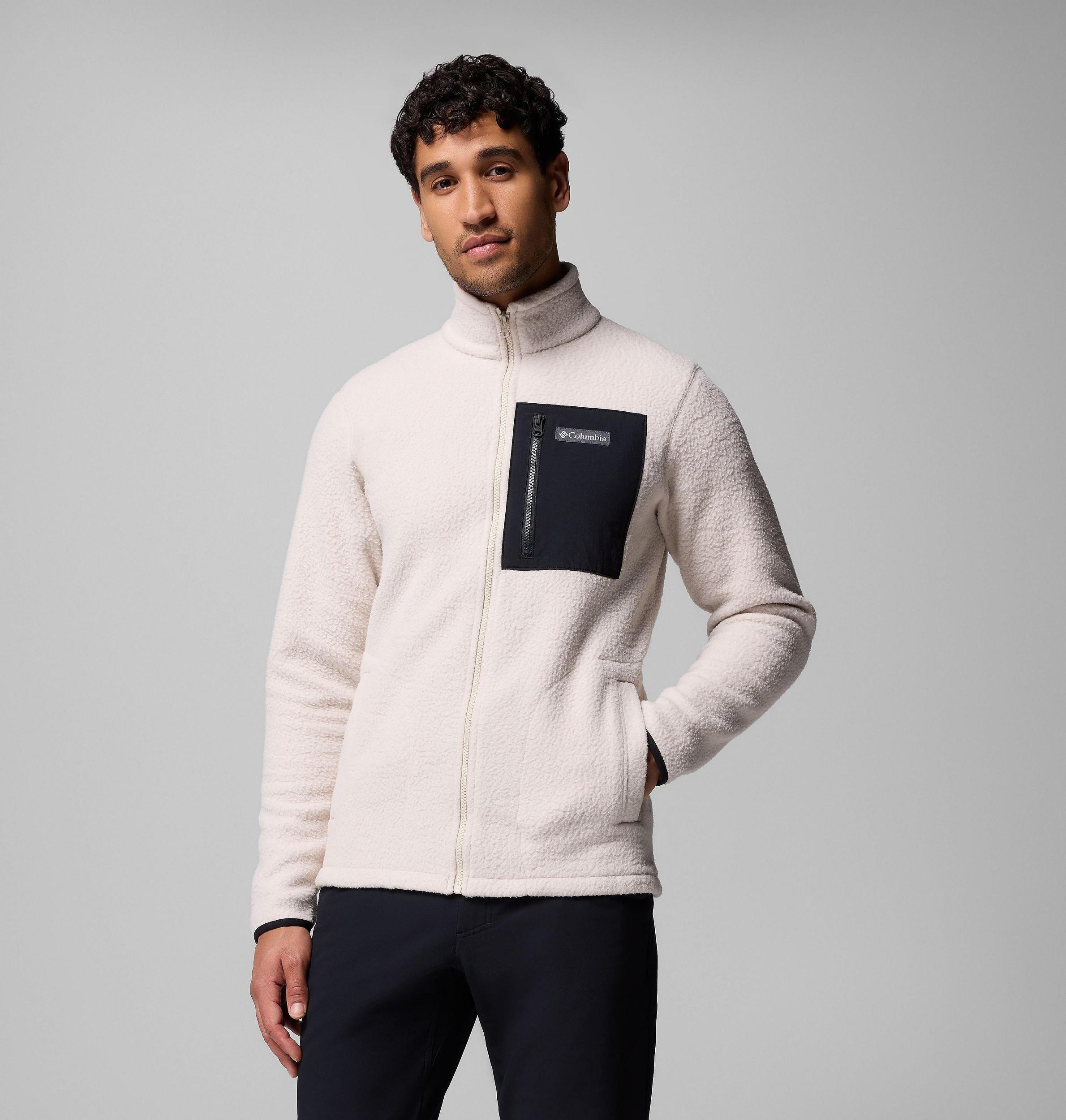 Columbia Mens Jasper Ridge Pebbled Full Zip Fleece- Product Image