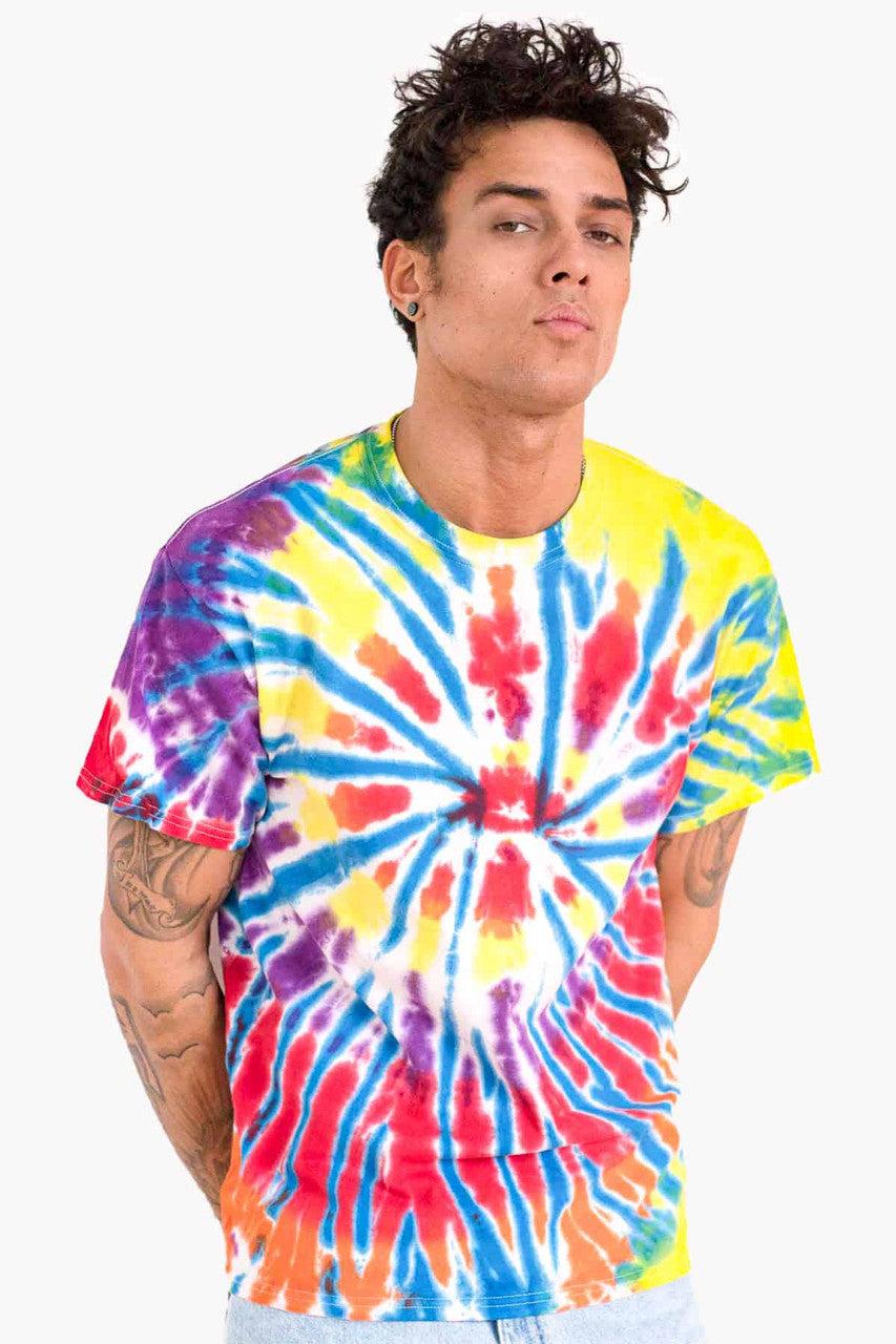 Multicolor Burst Tie Dye Shirt Product Image