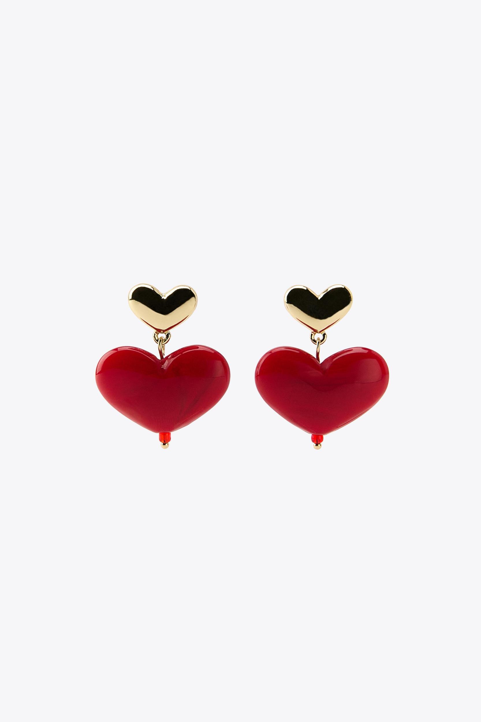 COMBINED HEART EARRINGS Product Image