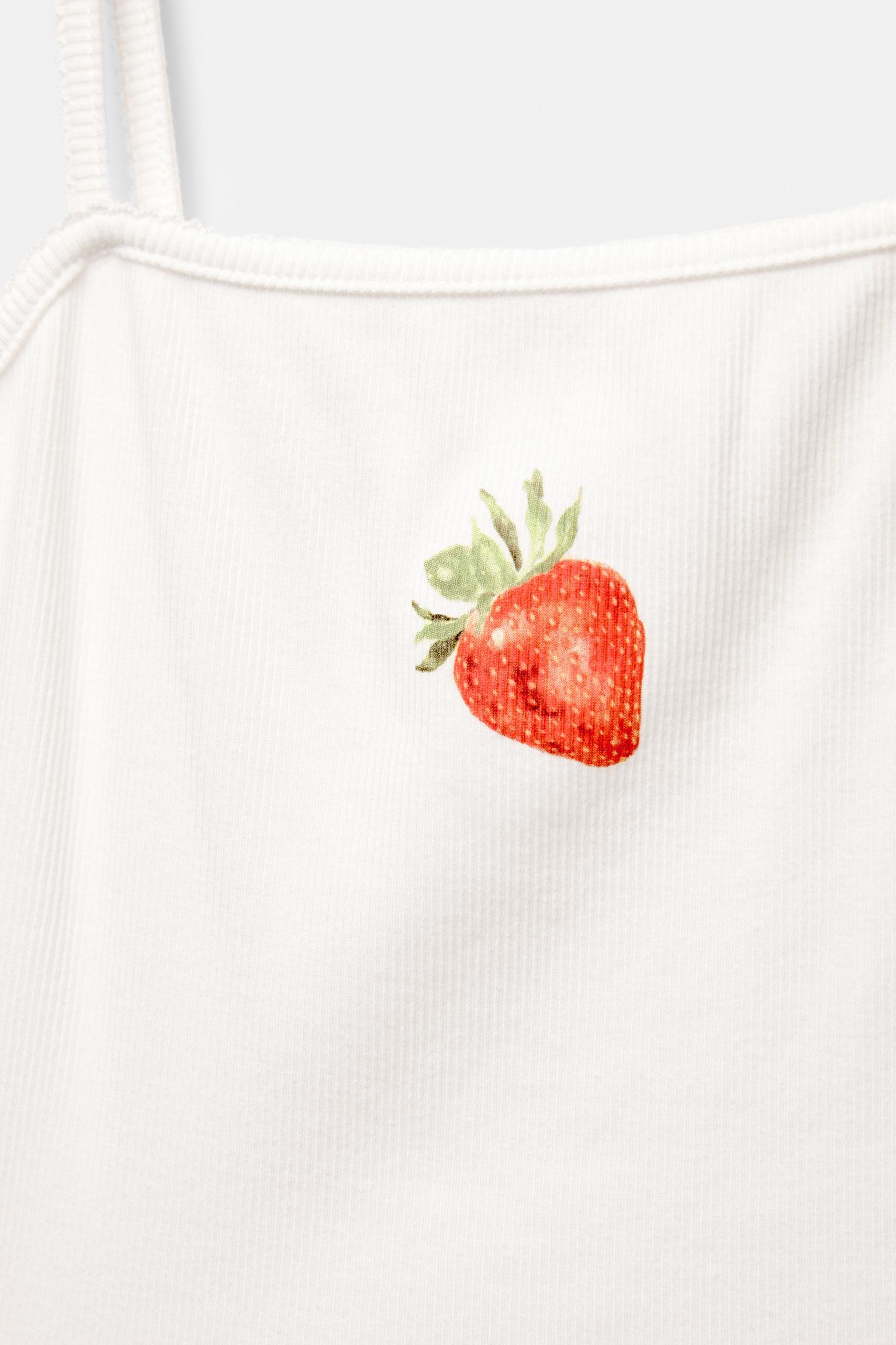 Strawberry strappy top Product Image