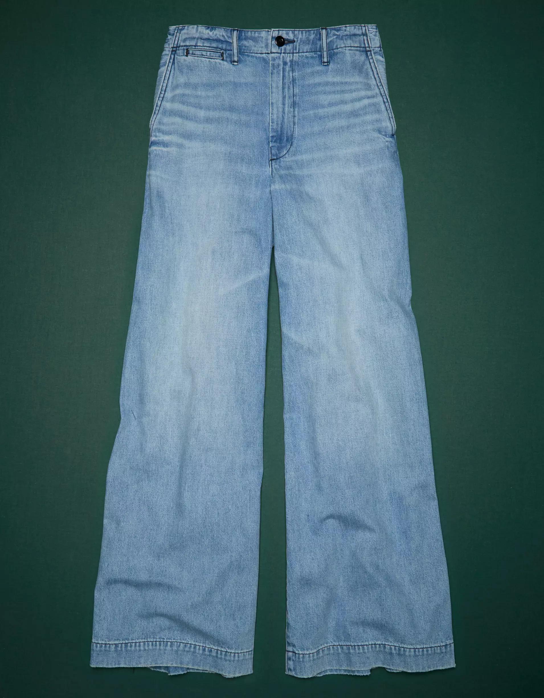 AE77 Premium Wide Trouser Jean Product Image