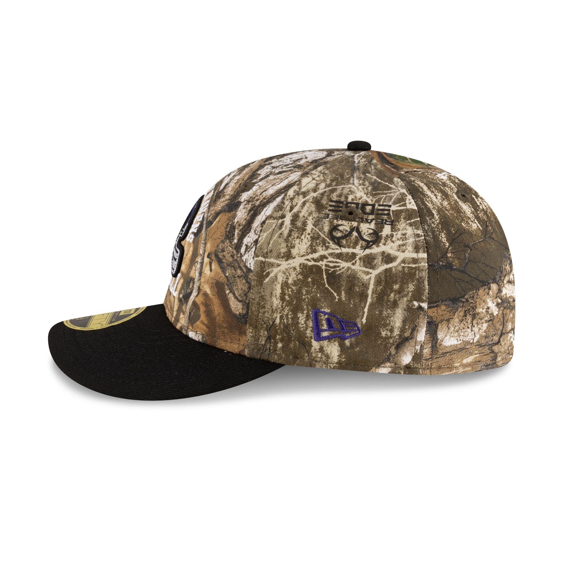 Just Caps Realtree Baltimore Ravens Low Profile 59FIFTY Fitted Hat Male Product Image