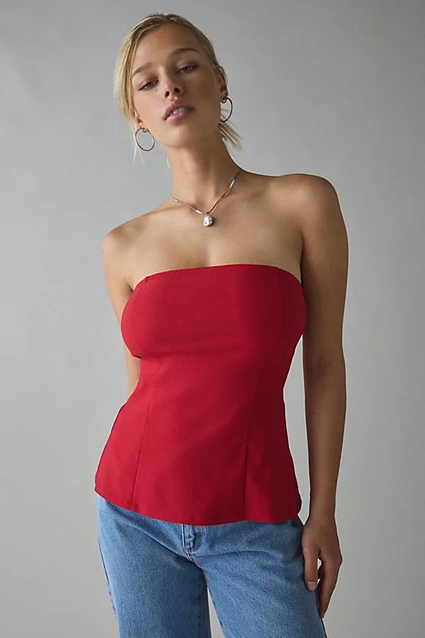 Urban Outfitters UO Zoe Strappy Open-Back Tube Top Womens at Urban Outfitters Product Image