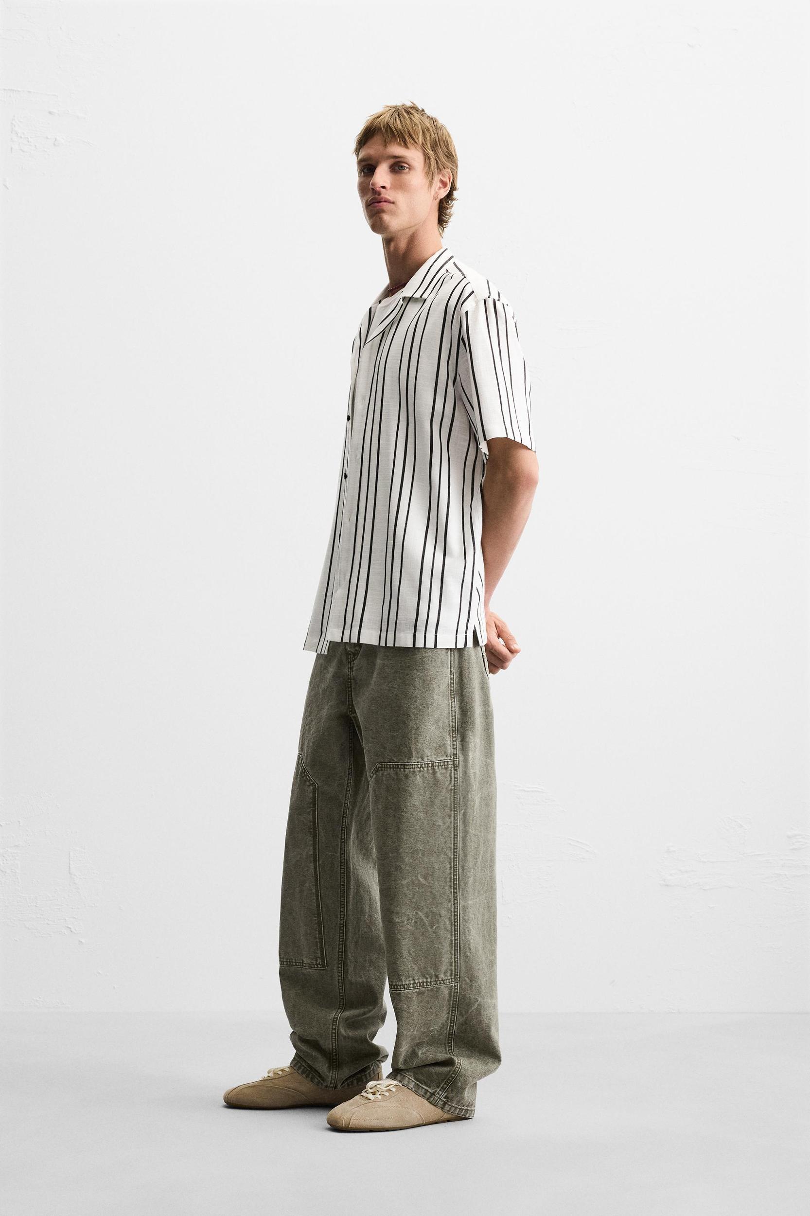 FLOWY STRIPED SHIRT Product Image
