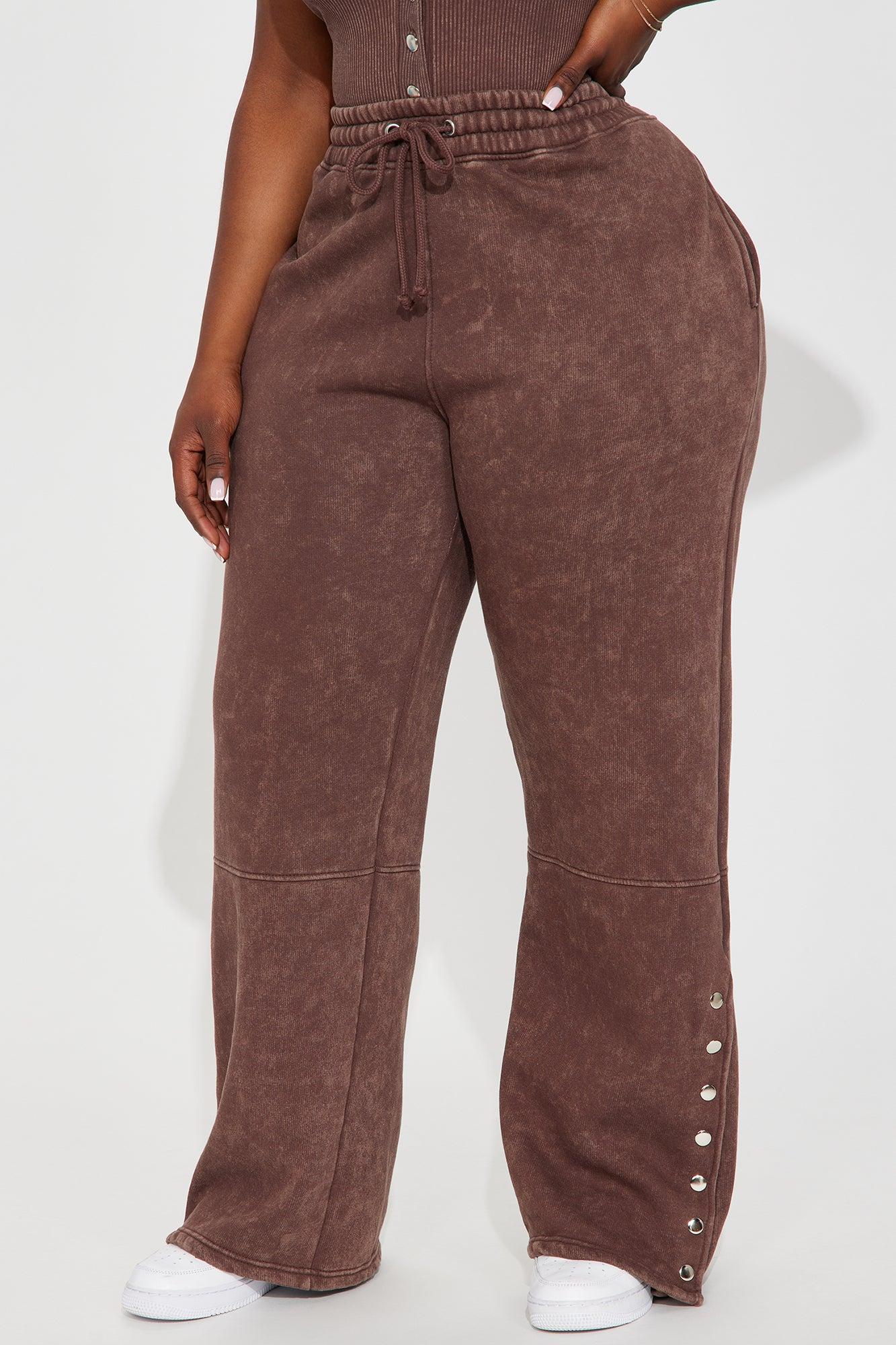 New York Washed Sweatpant - Brown Product Image