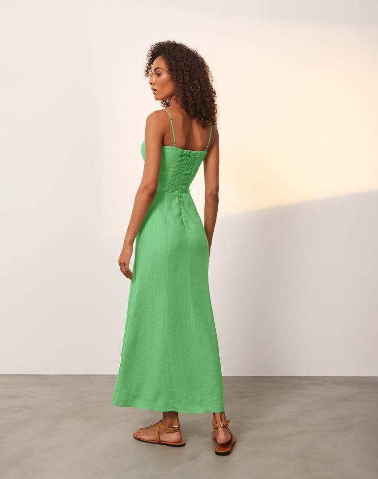 Lilith Detail Long Dress (Exchange Only) - Seaside Product Image