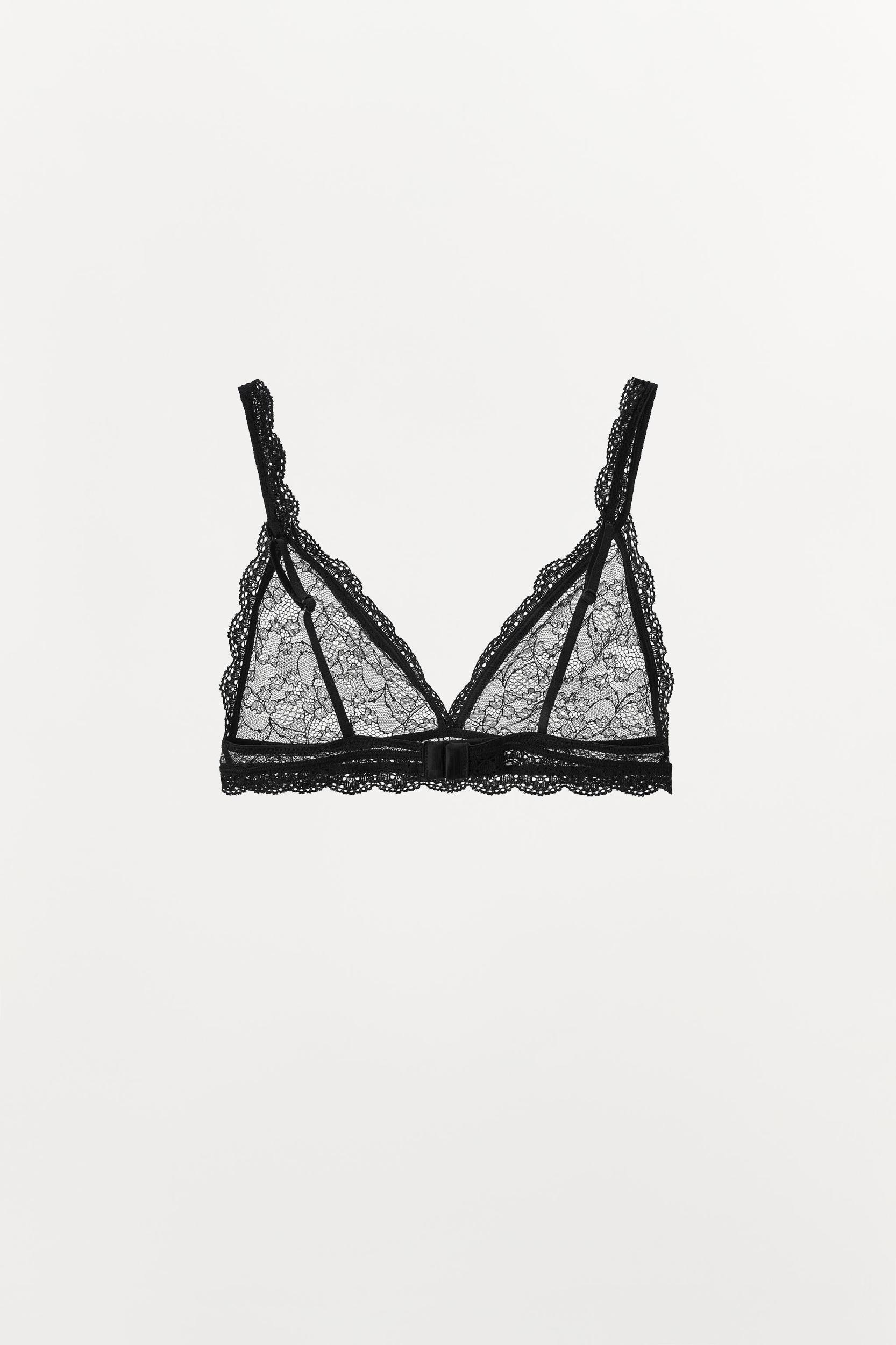 LACE TRIANGLE BRALETTE Product Image