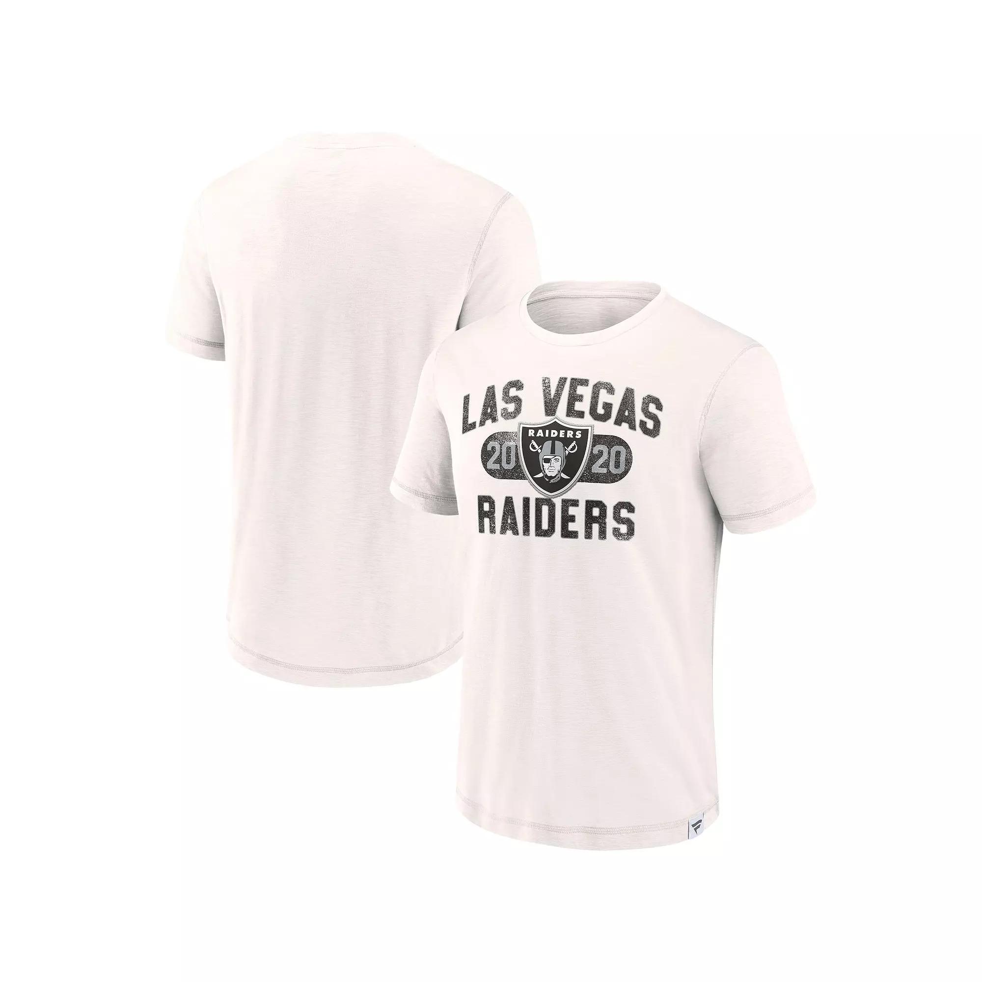 Men's Fanatics White Las Vegas Raiders Act Fast T-Shirt,  Product Image