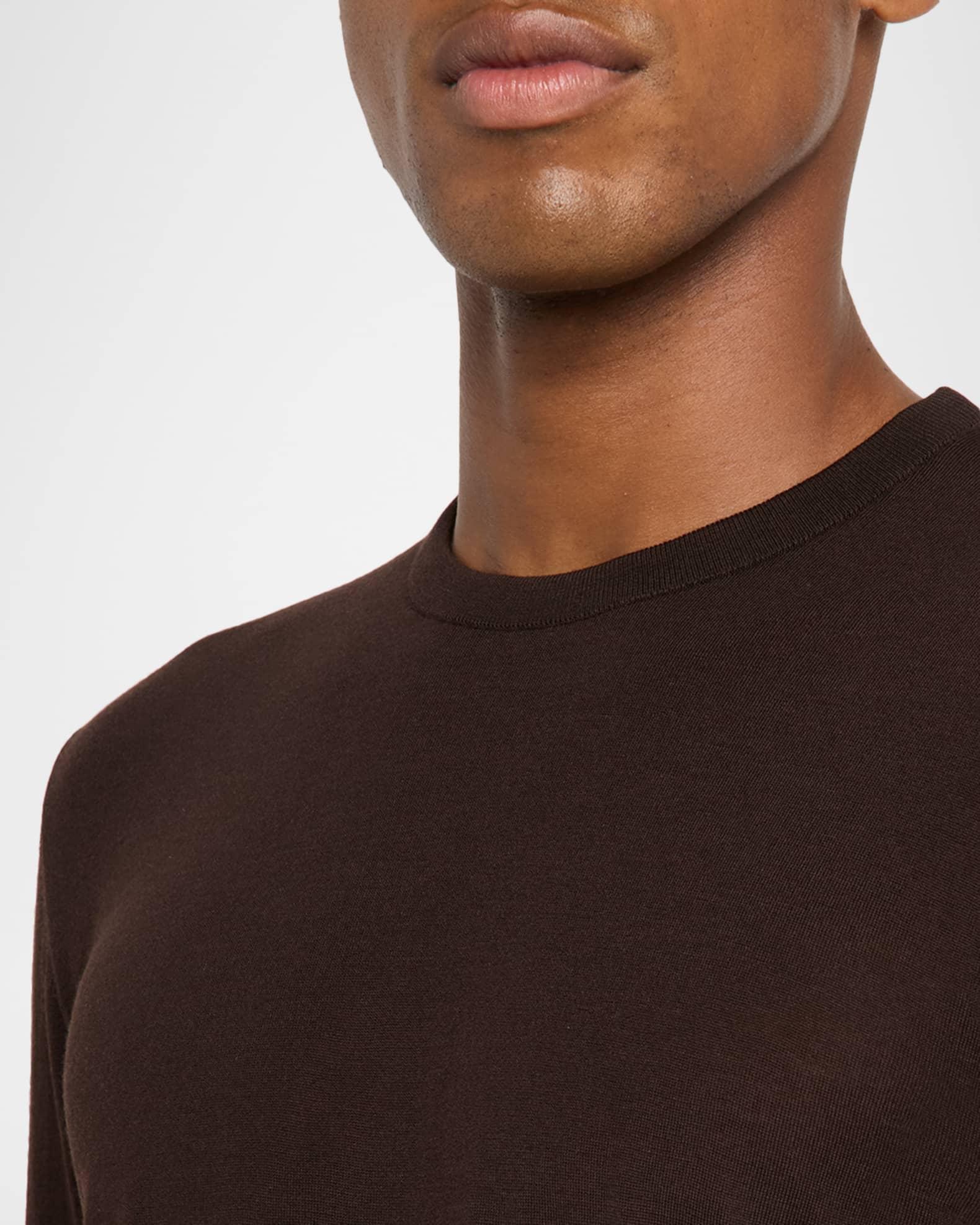 Men's 14 Micron Wool Crewneck Sweater Product Image