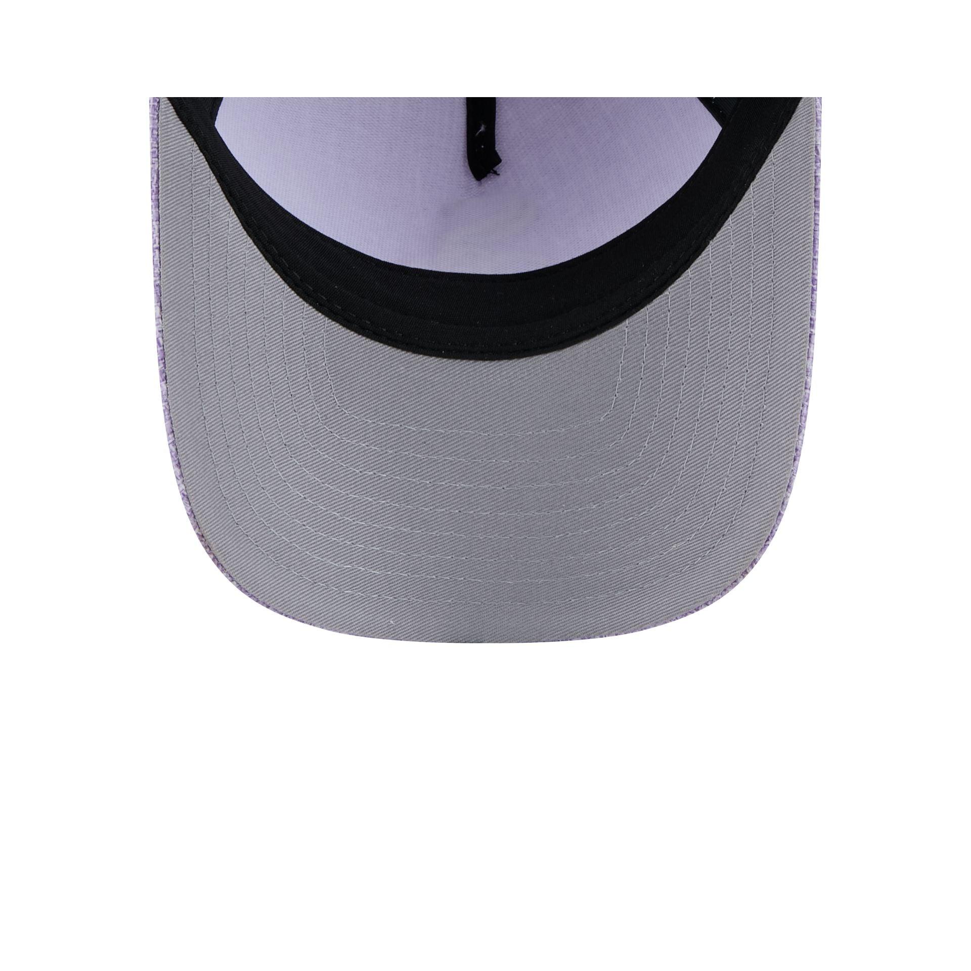 Chicago White Sox Cotton Weave Purple 9FORTY M-Crown A-Frame Snapback Hat Male Product Image