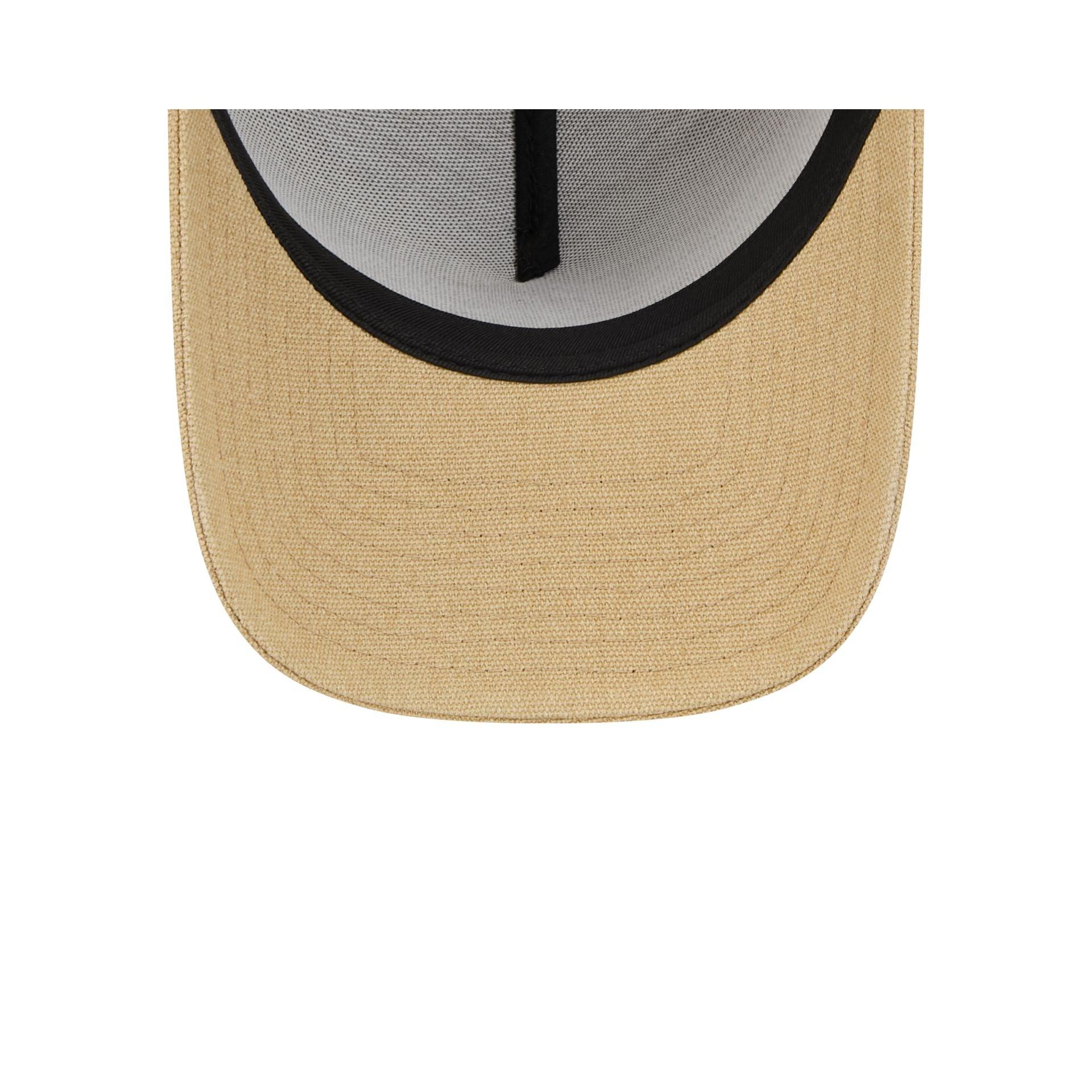 Philadelphia Phillies Logo Essentials Khaki 9FORTY A-Frame Snapback Hat Male Product Image