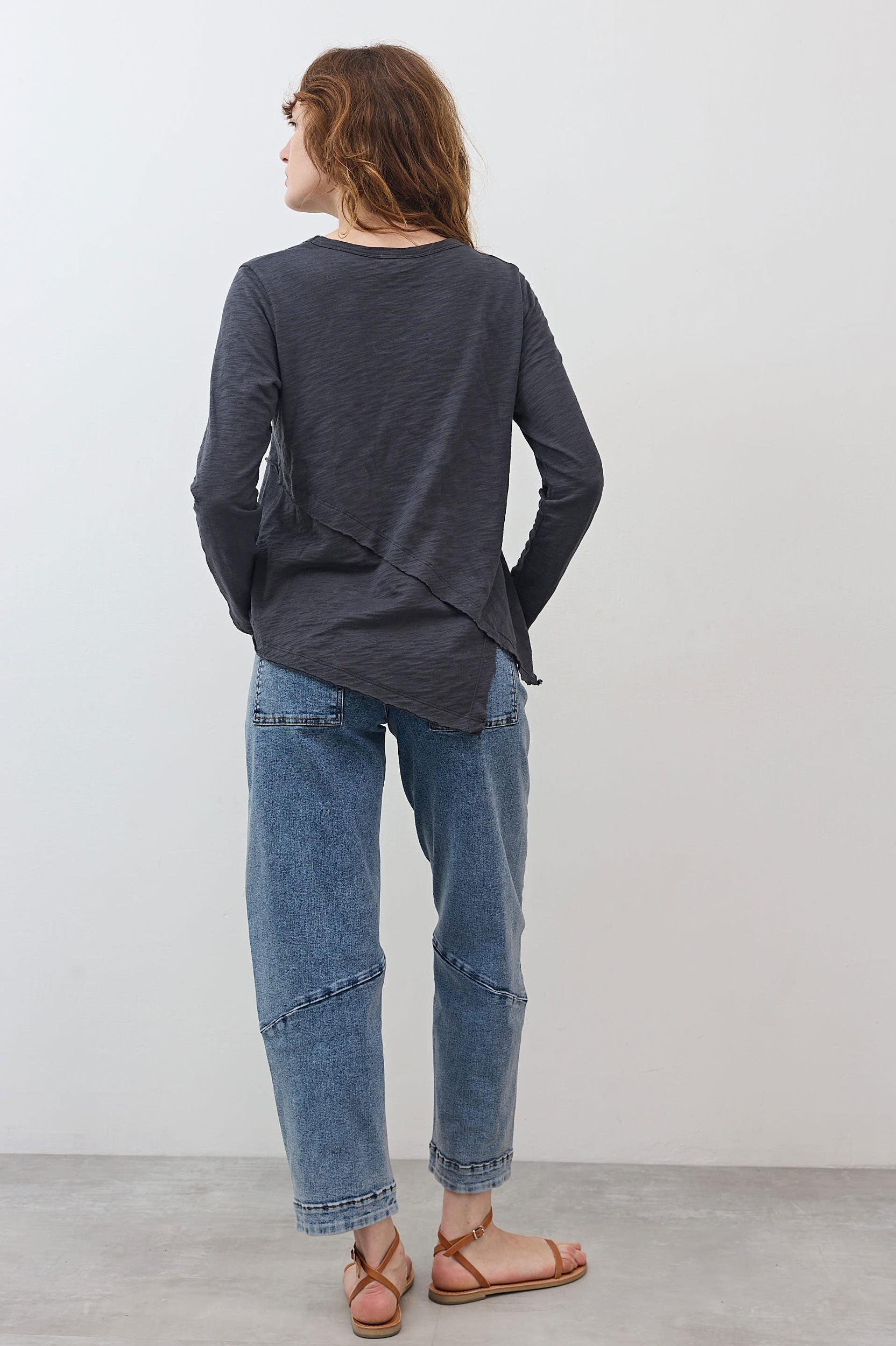 Inner Glow Asymmetric Long Sleeve Top Product Image