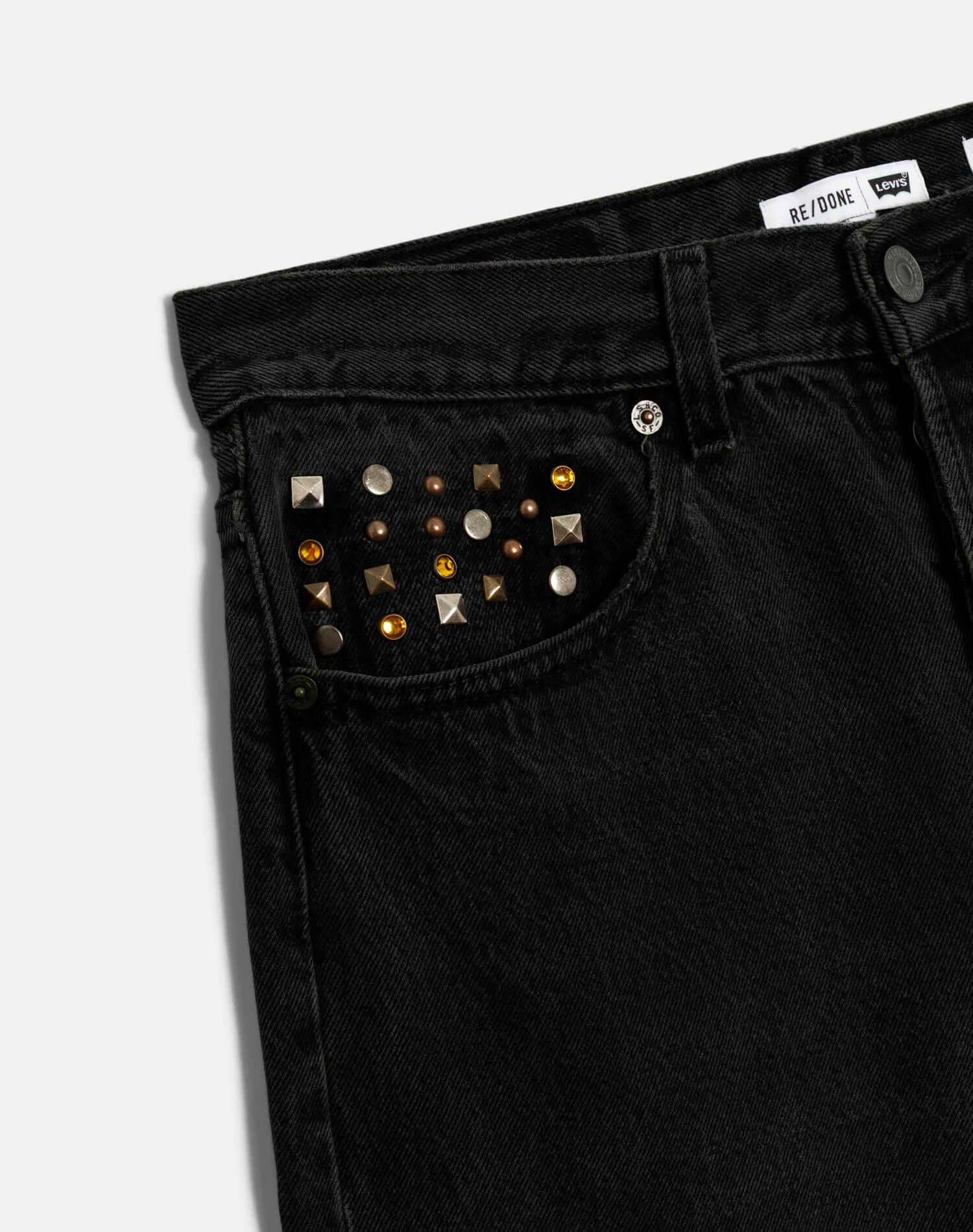 Levi's Multi Stud Boyfriend Jean - Black Multi Stud Product Image