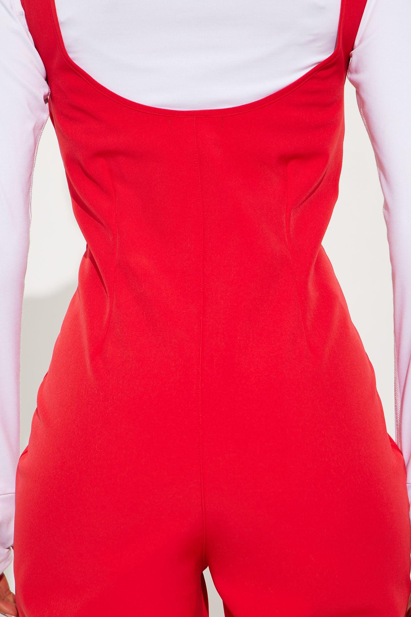 Out Cold Ski Jumpsuit - Red Product Image