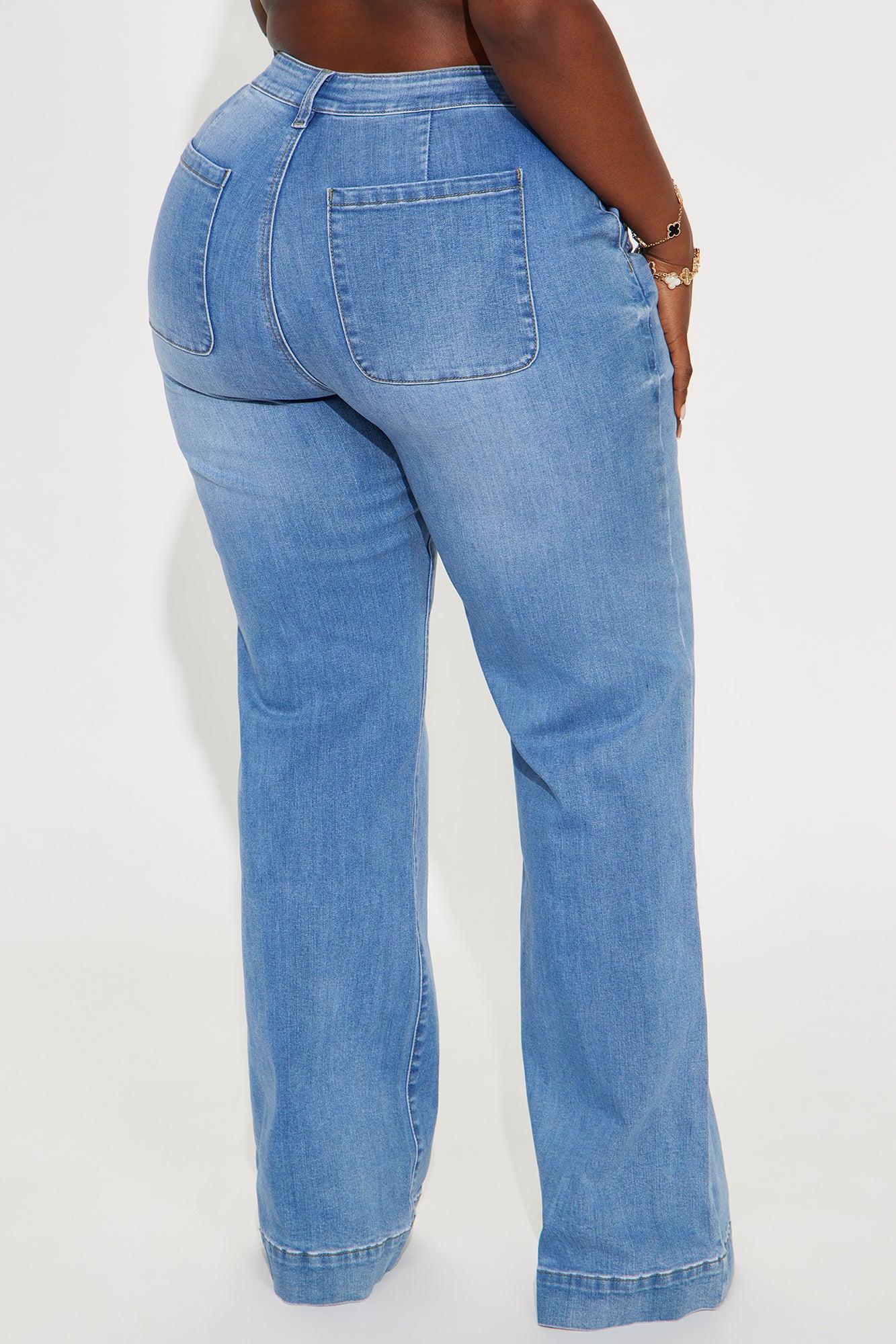 Tall Margot Stretch Trouser Jeans - Medium Wash Product Image