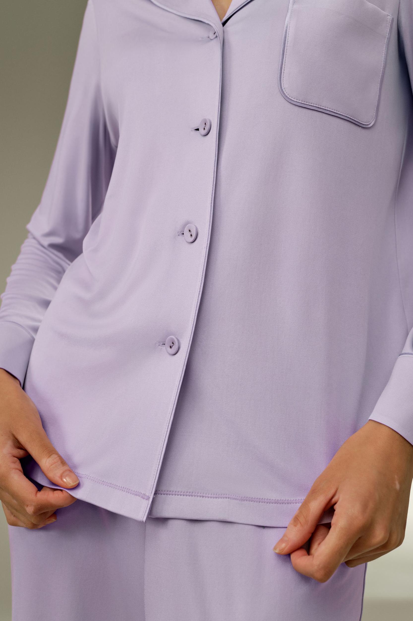 Silk Jersey Classic Pajama Set Product Image