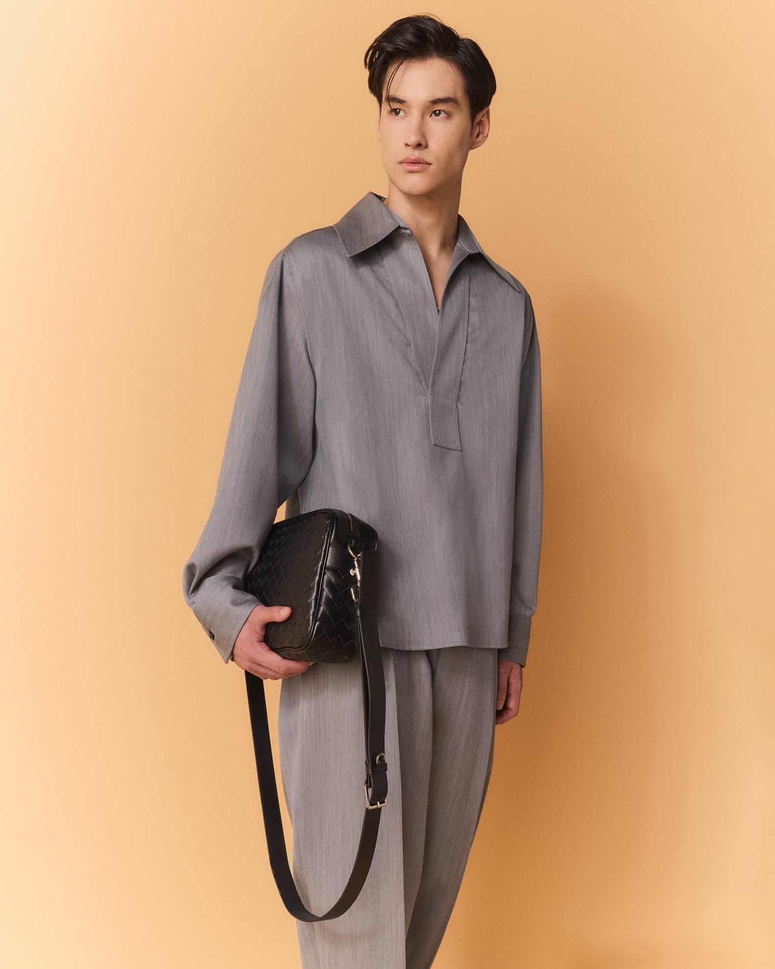 Men's Wool Chevron Popover Shirt Product Image