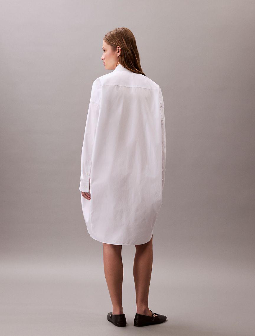 Cotton Relaxed Shirt Dress Product Image