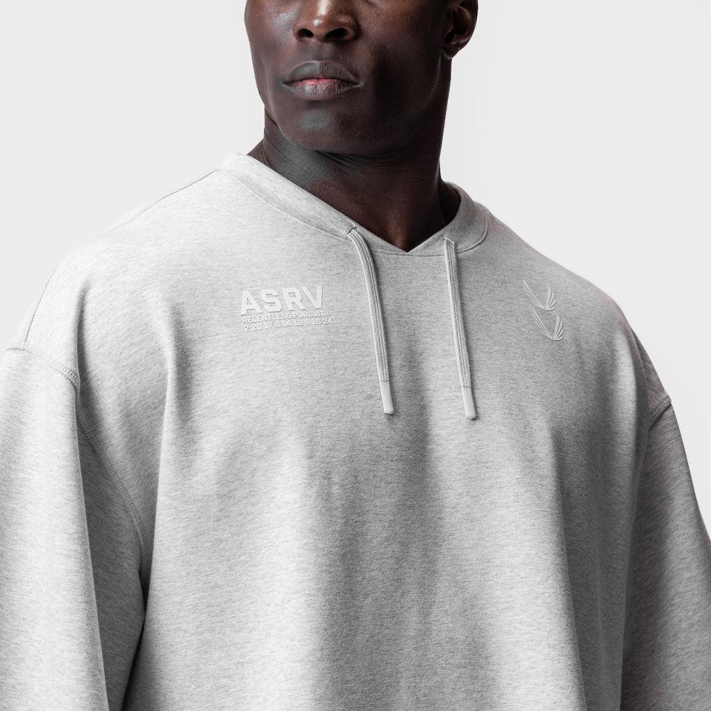 0945. Micro-Terry Warm-Up Tee - Heather Grey Product Image