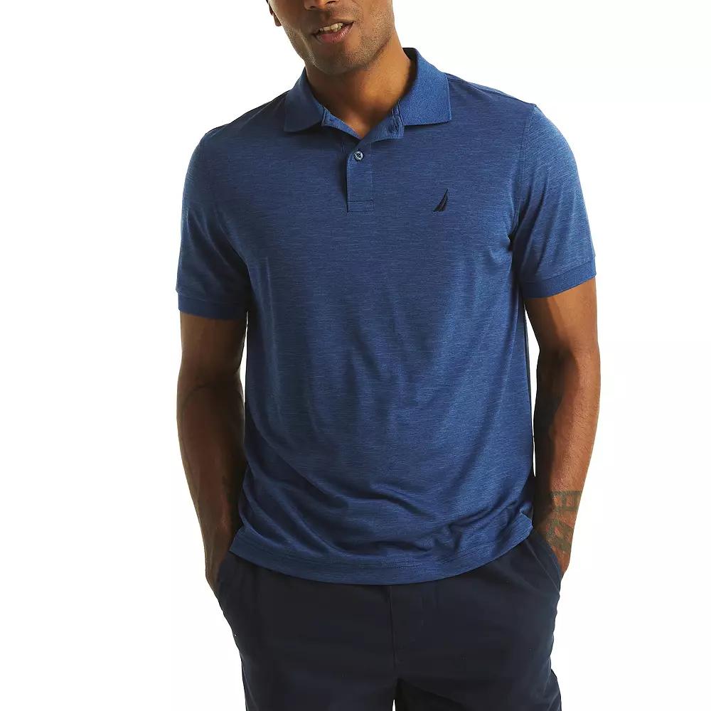 Men's Nautica Classic Fit Performance Polo, Size: XXL, Blue Grey Product Image