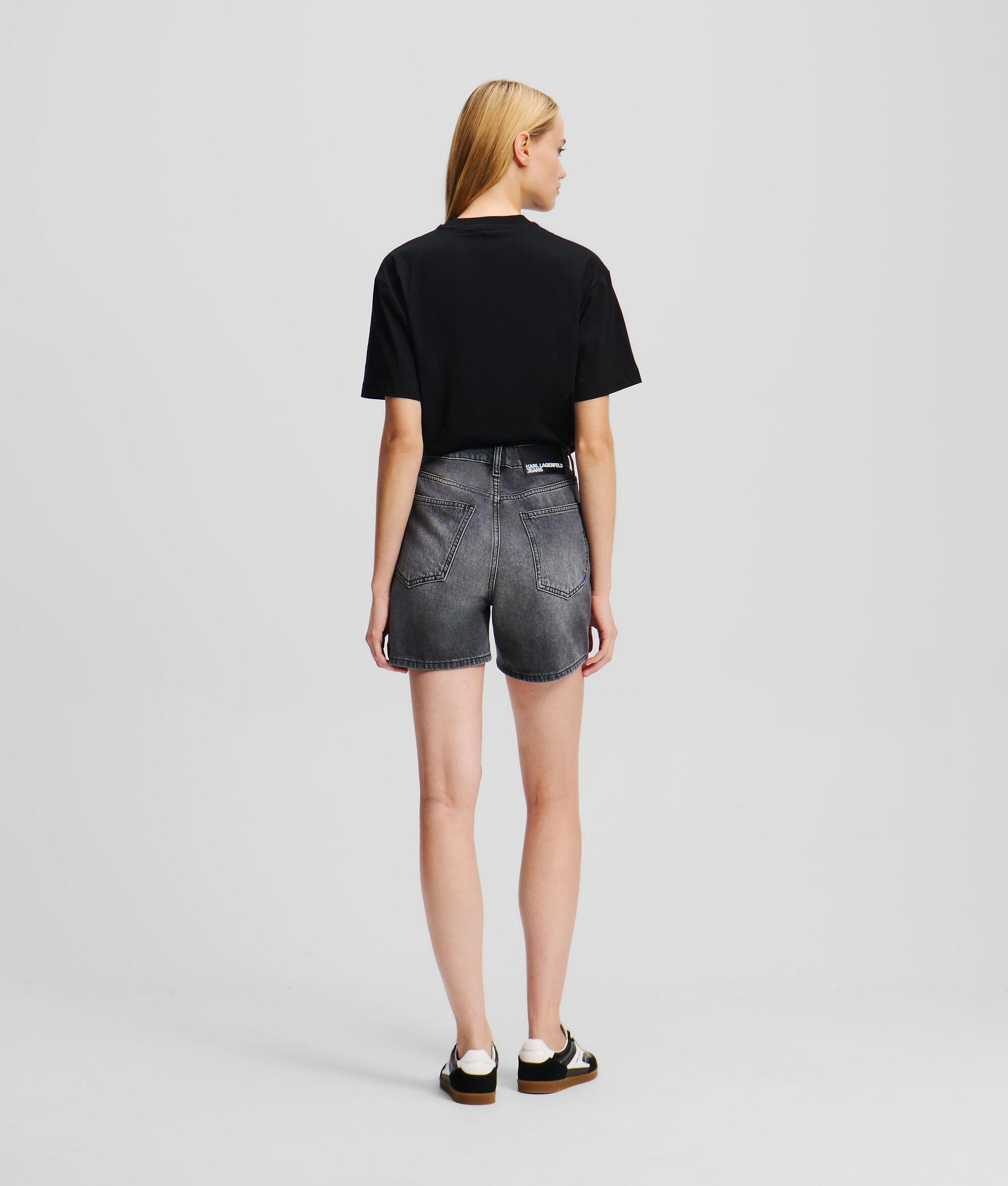 HIGH-RISE DENIM SHORTS Product Image