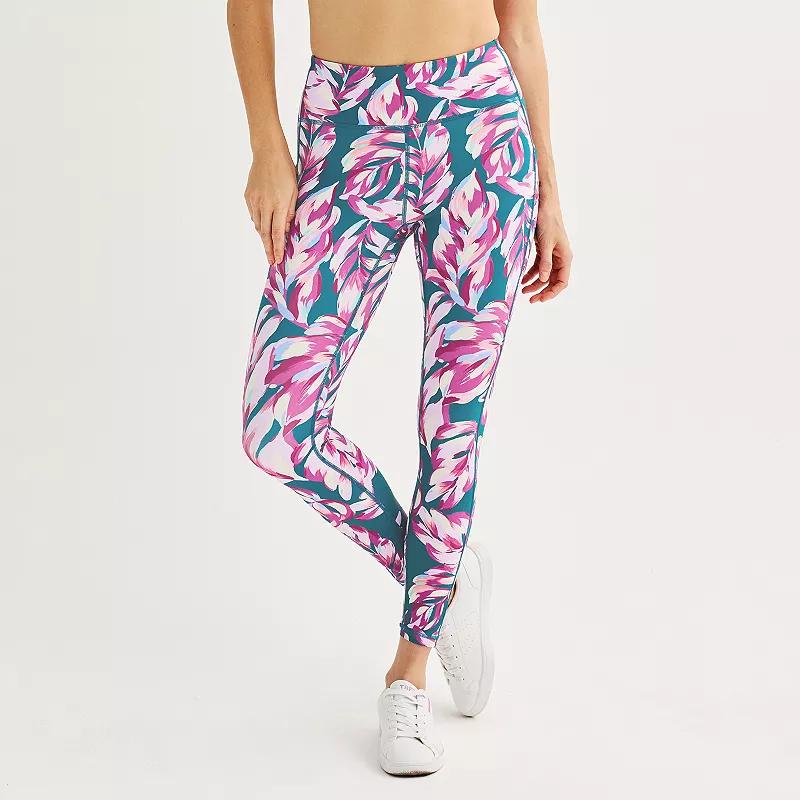 Women's Tek Gear® Ultrastretch High-Waisted Side Pocket 7/8 Leggings,  Product Image