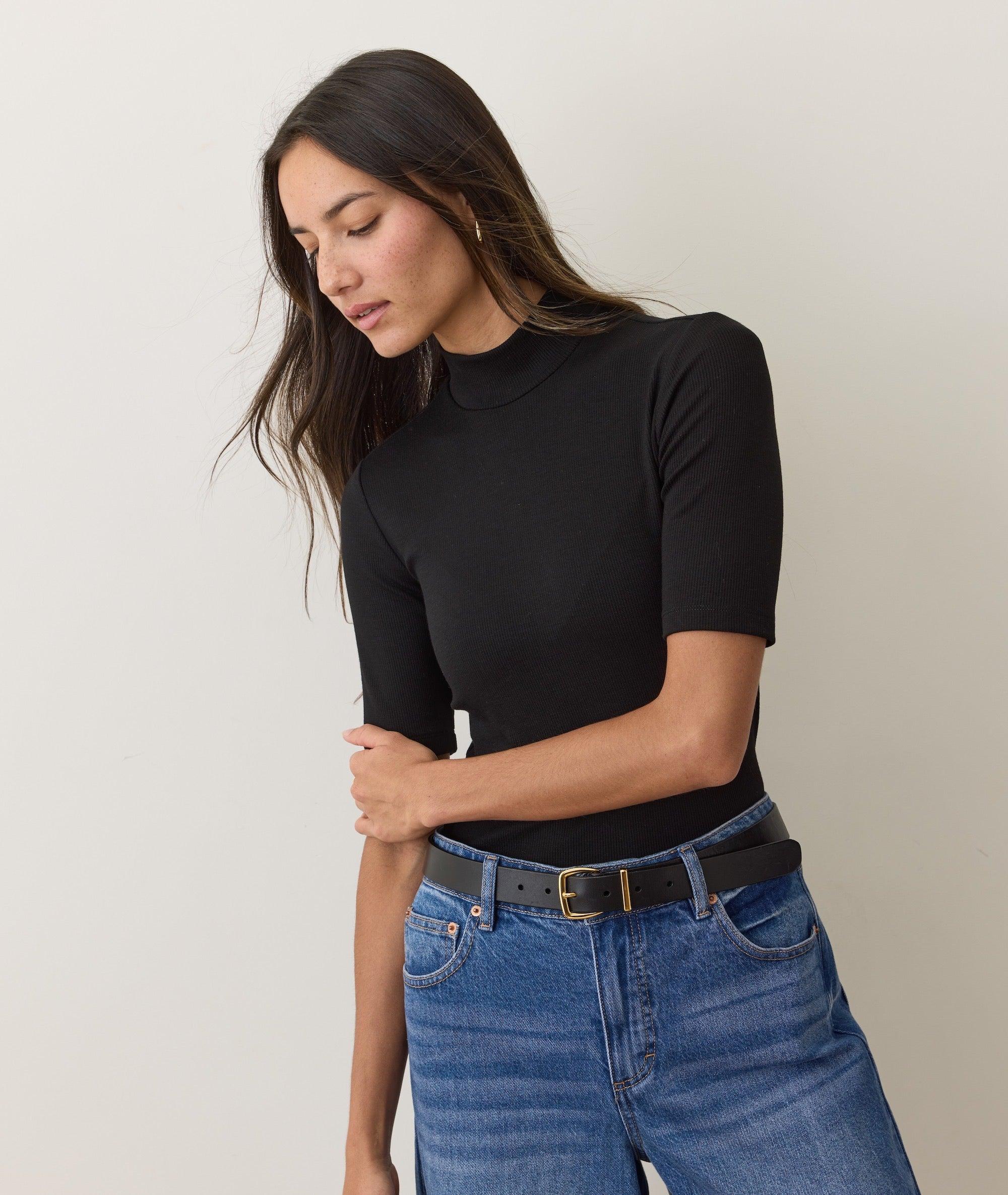 Lexi Rib Mock Neck Top Product Image