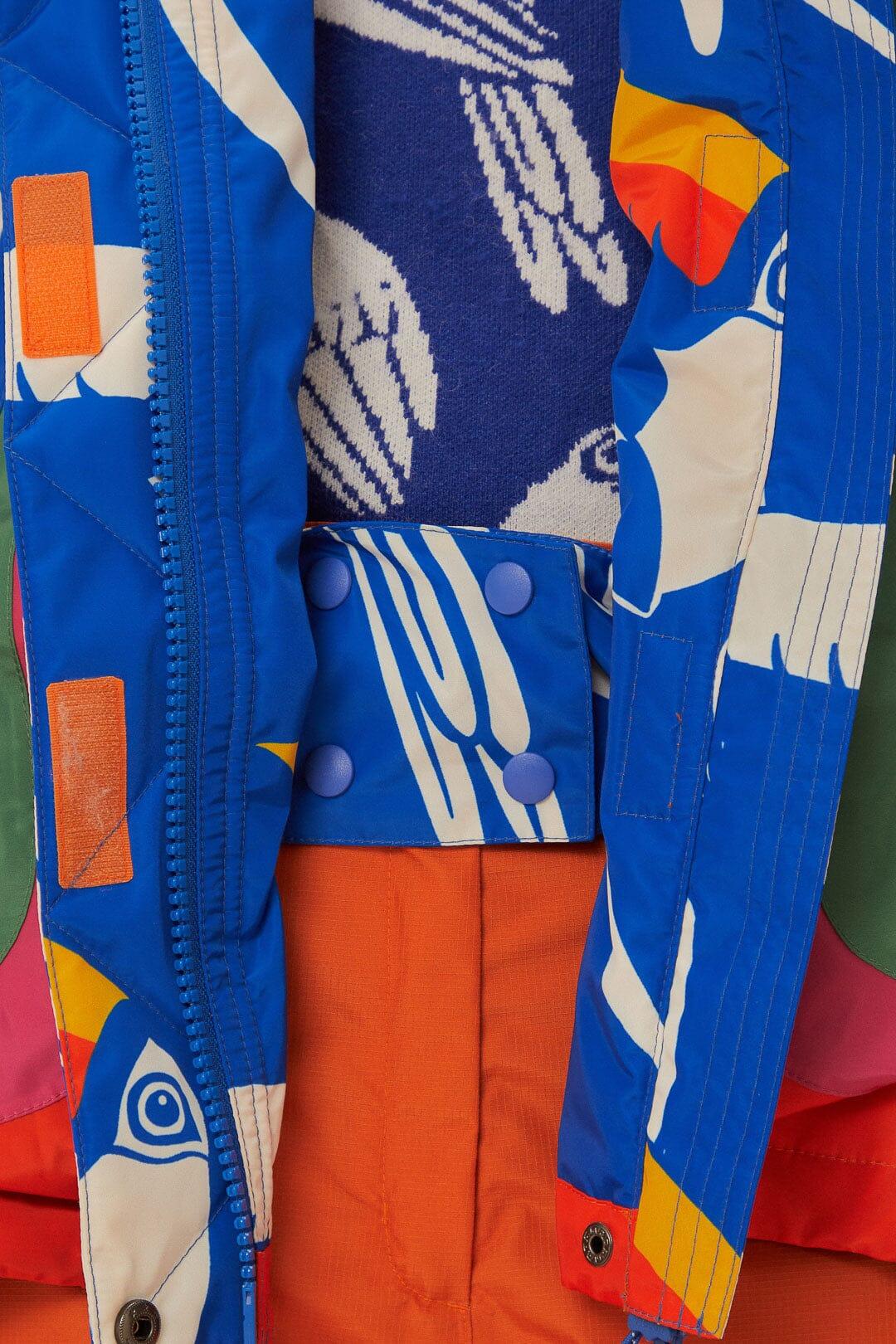 Blue Toucans Ski Jacket Product Image