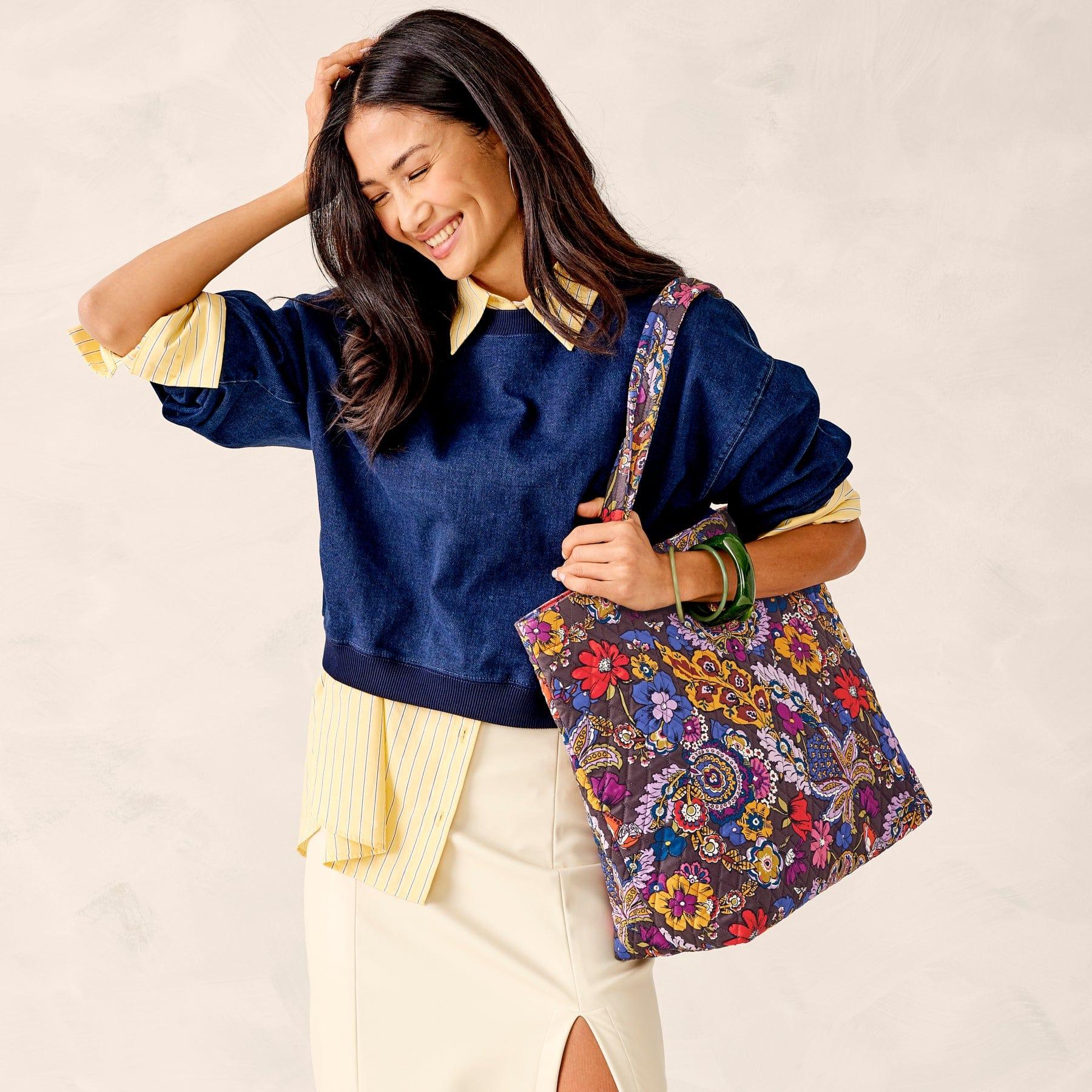 Vera Bradley Large Miramar Weekender Women in Starry Paisley Blue Product Image