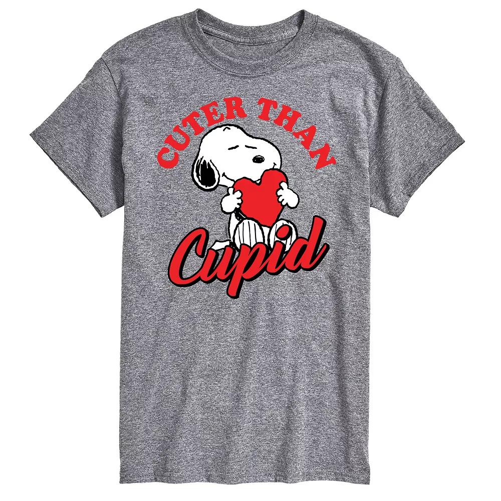 Big & Tall Peanuts Cuter Than Cupid Tee, Men's,  Product Image