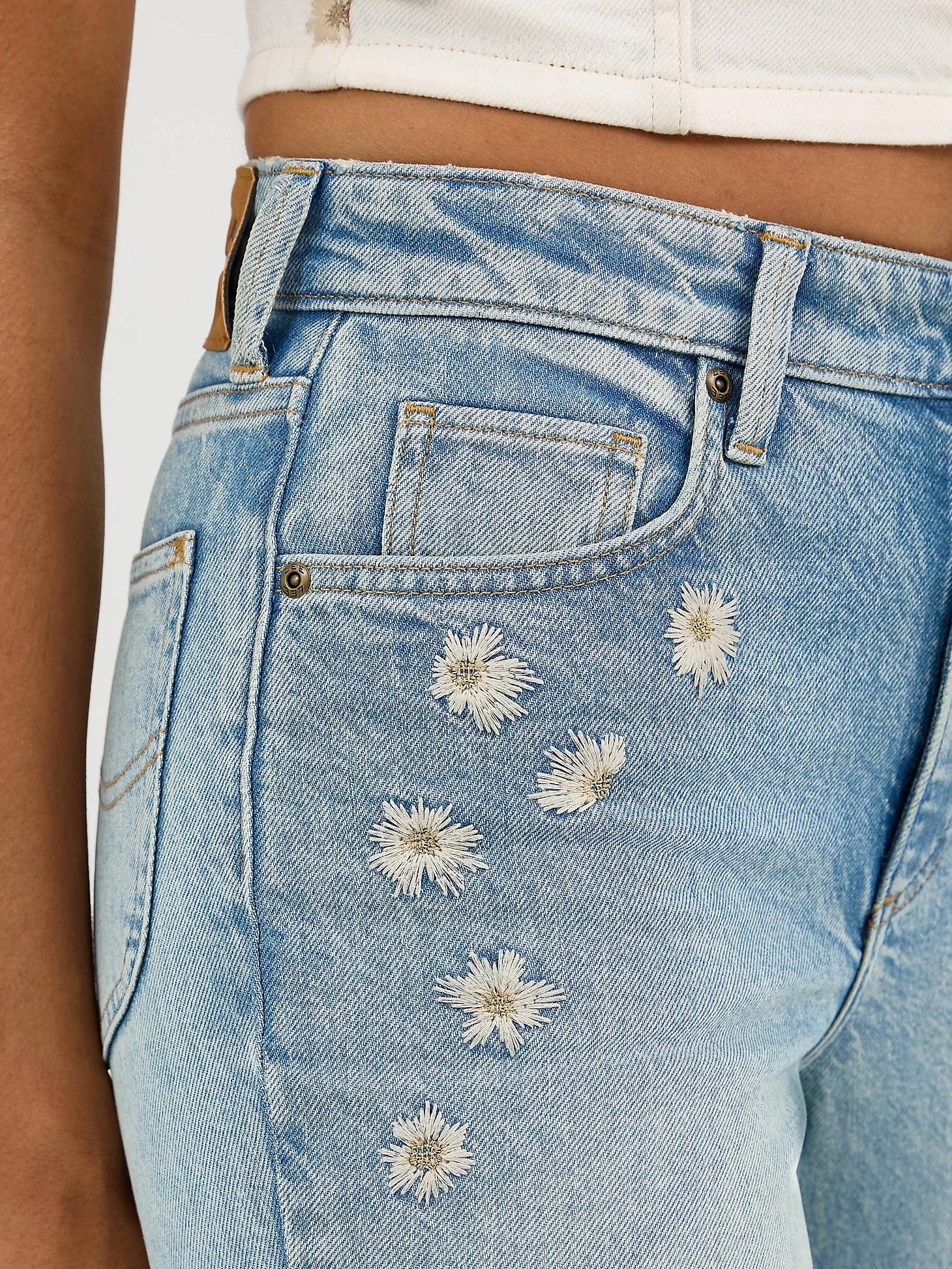 Women's High Rise Daisy Print Flare Jean | Women's Jeans | Lee® Product Image