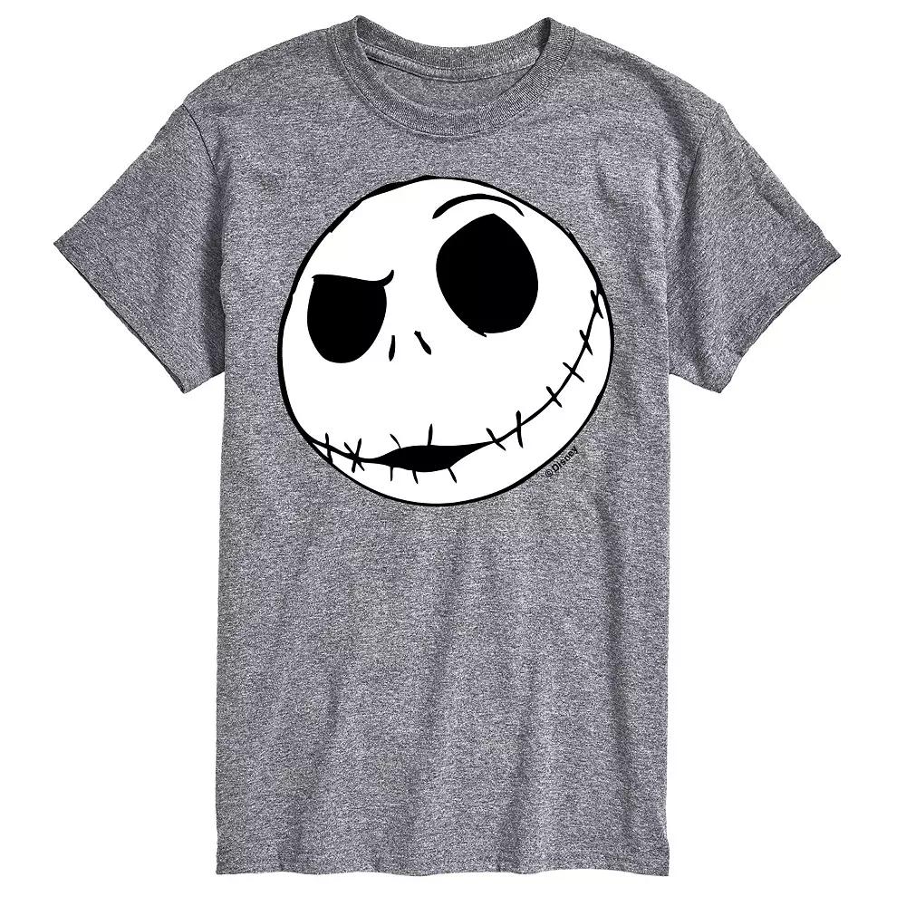 Disney's The Nightmare Before Christmas Jack Skellington Men's Face Graphic Tee,  Product Image