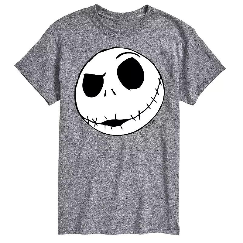 Disney's The Nightmare Before Christmas Jack Skellington Men's Face Graphic Tee,  Product Image