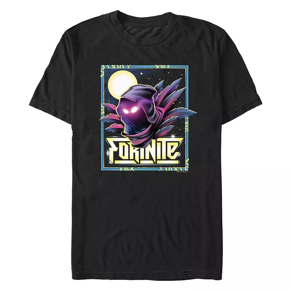 Men's Fortnite Raven Glowing Eyes Graphic Tee,  Product Image