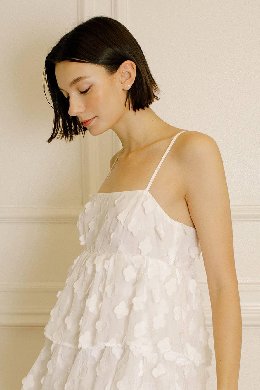 Clover Applique Mini Dress Product Image