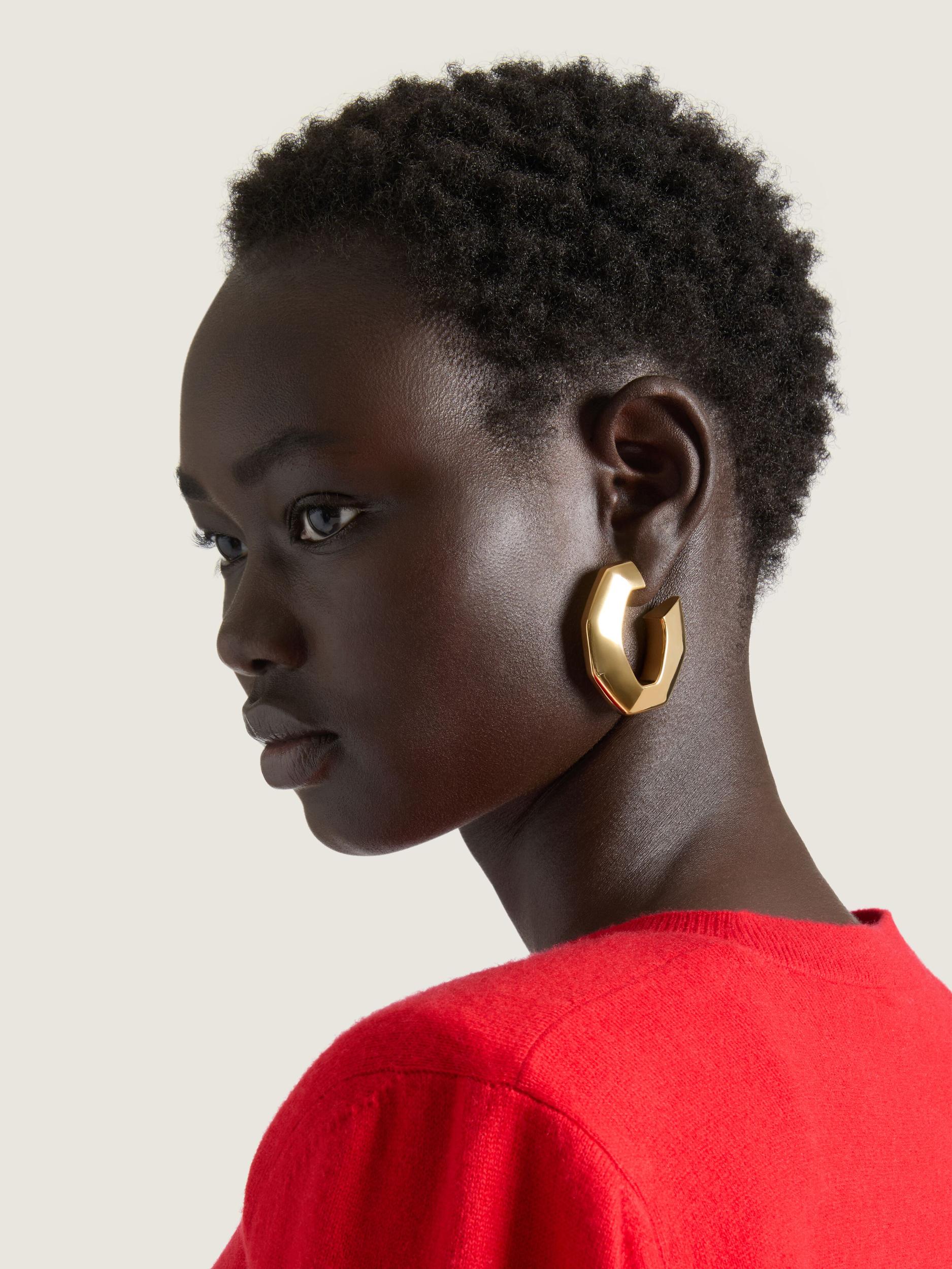 Chain earrings in metal Product Image