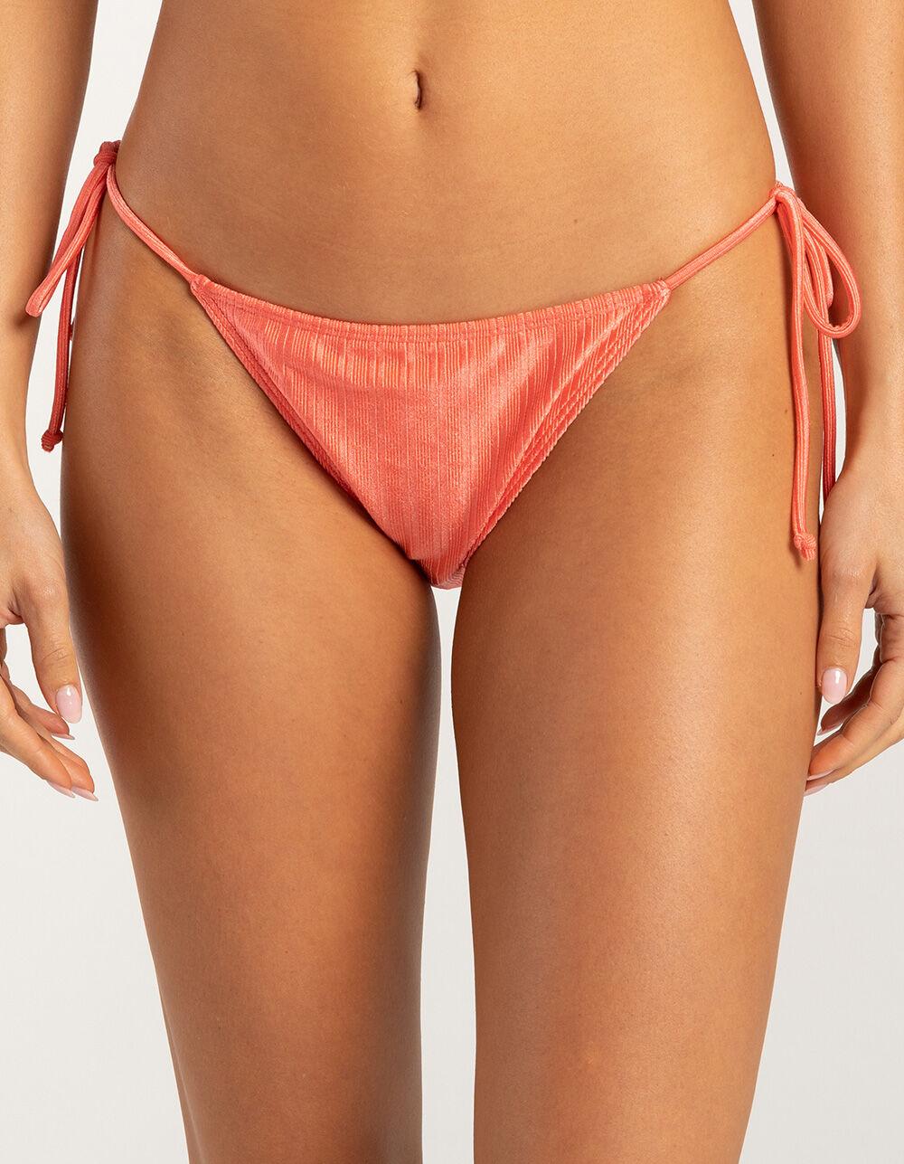 O'NEILL Texture Tie Side Bikini Bottoms - CORAL Product Image