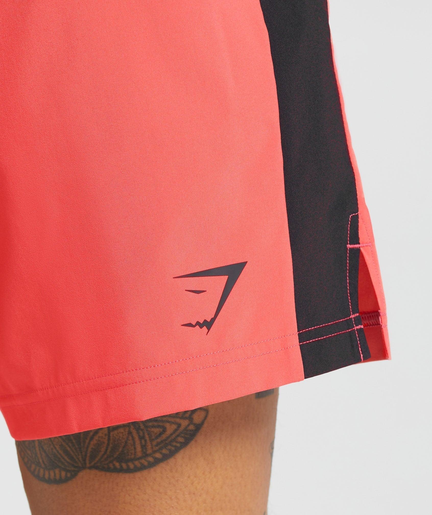 Gymshark Sport  7" Shorts - Tropical Pink/Black Male Product Image