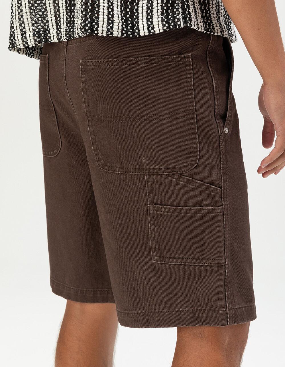 RSQ Mens Loose Twill Carpenter Shorts - CHOCOLATE Product Image