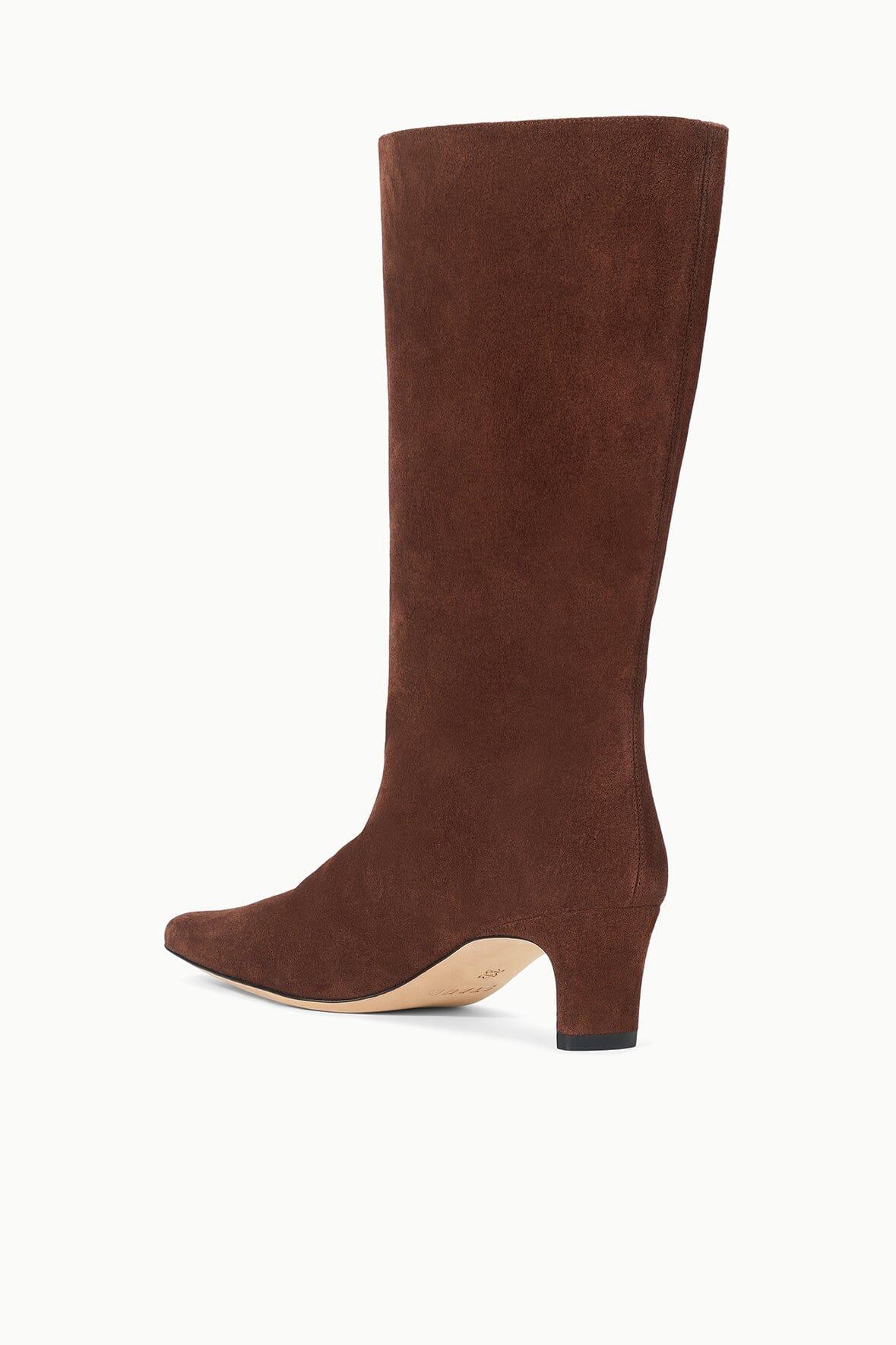 MIDCALF WALLY BOOT | MAHOGANY SUEDE Product Image