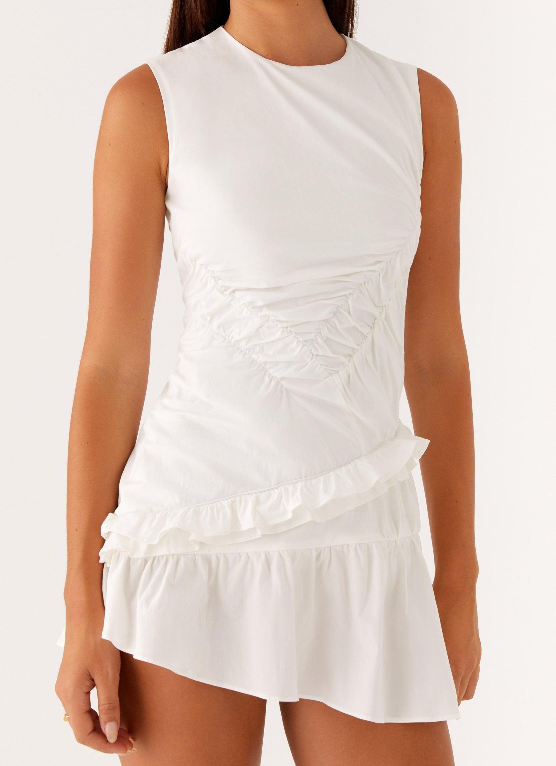 Anders Mini Dress - White Product Image