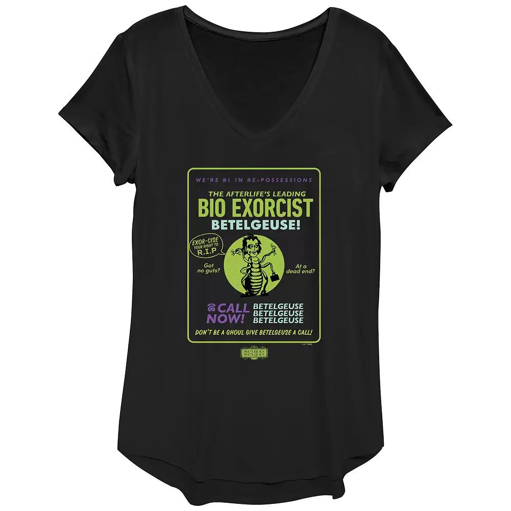 Women's Beetlejuice 2 Betelgeuse The Leading Bio Exorcist Graphic Tee,  Product Image