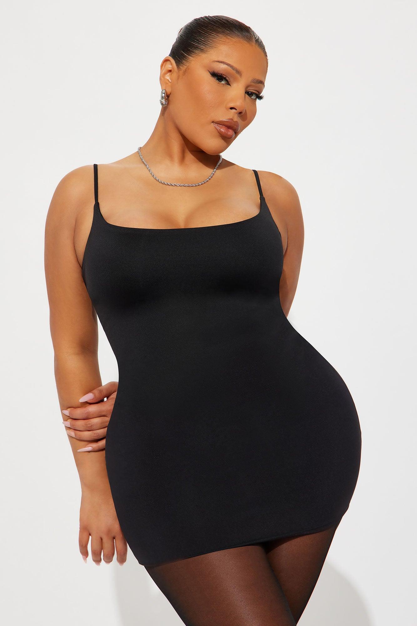 Contour Double Lined Cami Top - Black Female Product Image