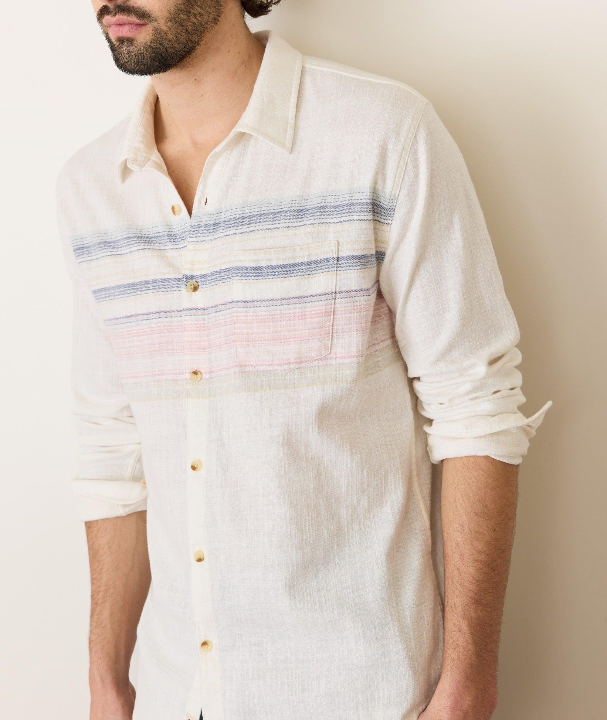 Stretch Selvage Long Sleeve Shirt Product Image