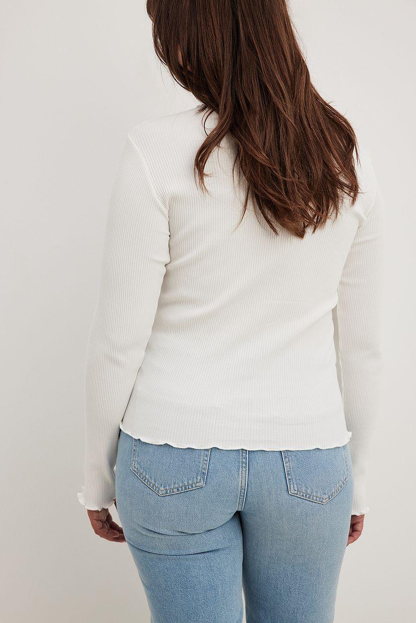 Babylock Ribbed Long Sleeve Top Product Image